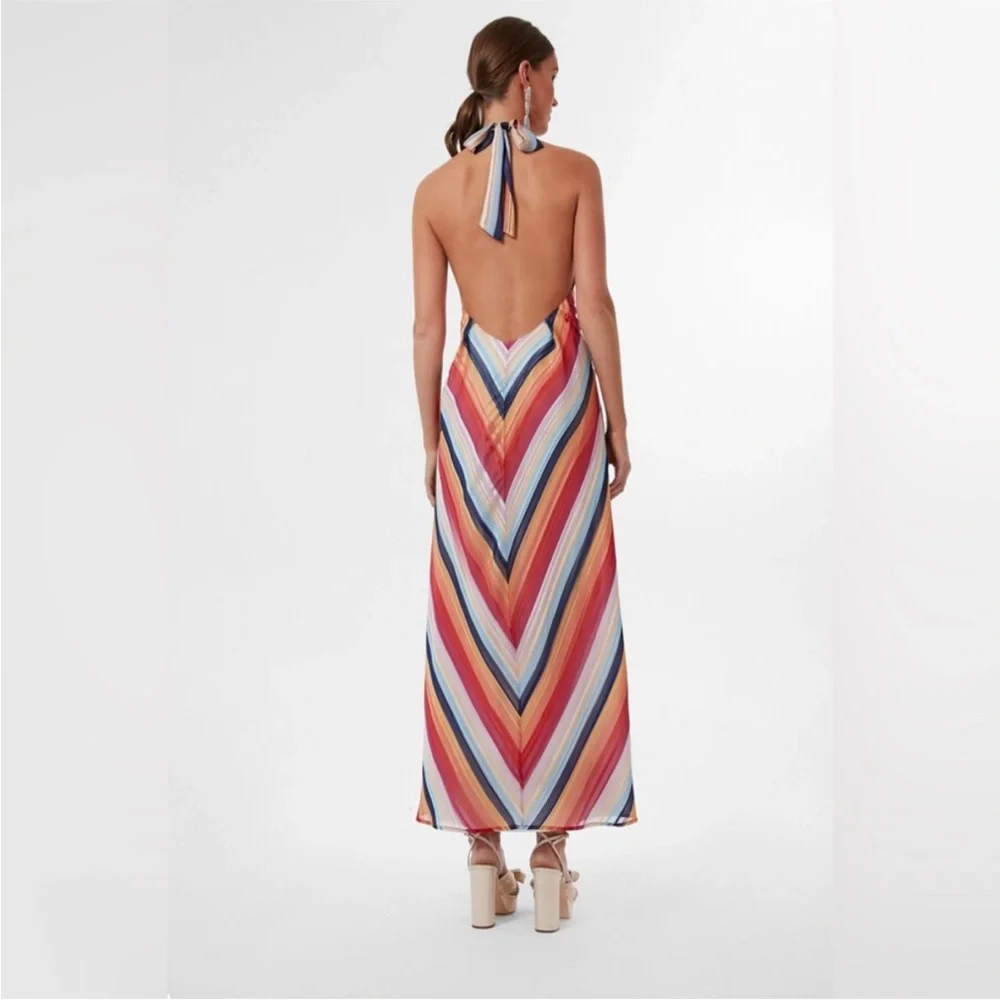 NWT Tuckernuck Sienna Sunrise D’Amore Maxi Dress- Size Large - Picture 3 of 9
